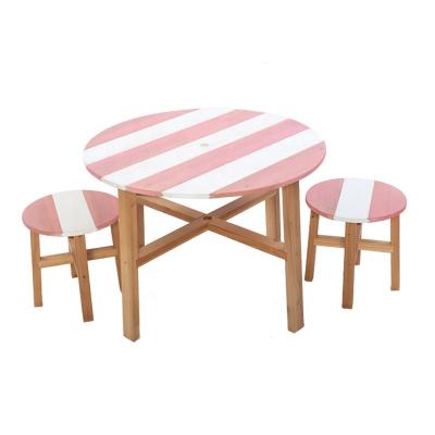 China Modern Outdoor Furniture Kids Wooden Table Garden Bench Kids Table and Chairs for sale