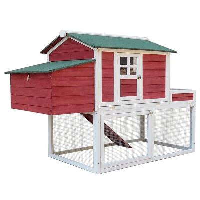 China Hot Sale Breathable Wooden Pet Cages Outdoor Wooden Carriers Chicken Cages Large Chicken Cage House for sale