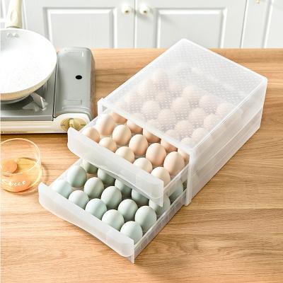 China Viable bestsellers 2020/2021 Amazon plastic injection molding egg storage, wholesale drawer storage box pulp egg trays for 30 eggs for sale