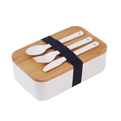 China BAP Free Leakproof Microwavable Lunch Box Japanese Bamboo Containers For Adults And Children for sale