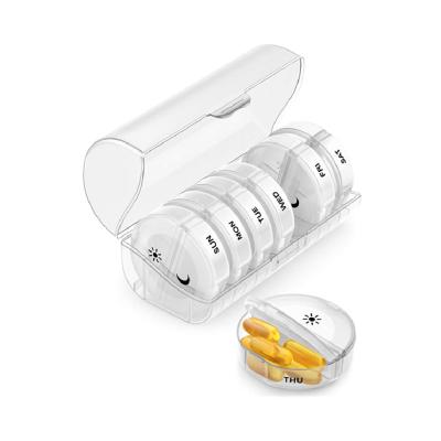 China Daily Hot Travel Medicine Pill Box Health Care Travel Use Pill Box Portable Organizer Pill Box for sale