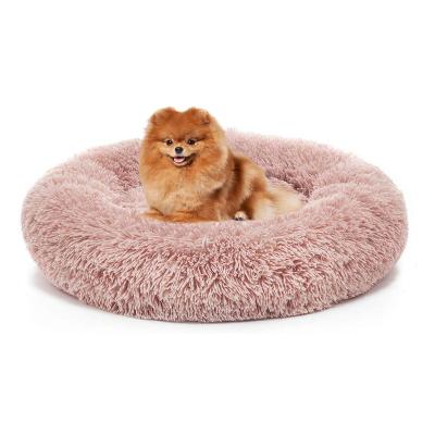 China Wholesale Puppy Bed Machine Anti-Anxiety Supplies Travel Washable Warming Pet Comfortable Soft Non Slip Dog Beds for sale