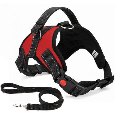 China DETACHED Comfortable Dog Harness Fully Adjustable Pet Leash Vest For Small Medium Large Dog for sale