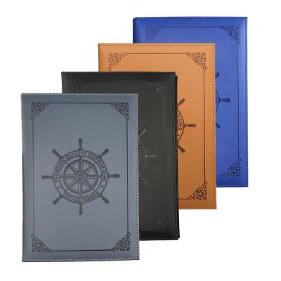 China Hot PU Business.office.gift .promotion.etc 2022 new stamp notebook stationery notebook leather cover cover notebook for sale