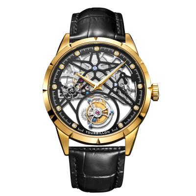 China Automatic Date Tourbillon Luxury Men's Watch With Flying Tourbillon Movement Sapphire Mechanical Man Wrist Watch for sale