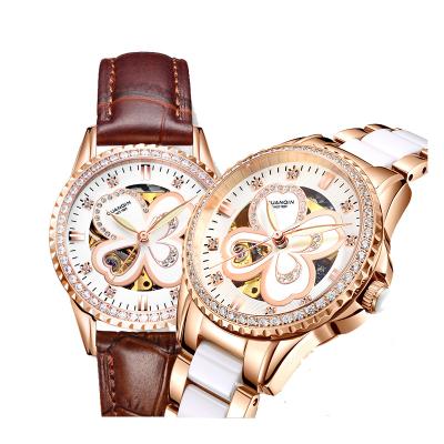 China Custom Water Resistant Factory Face Automatic Logo Brand Watch For Women Wrist Luxury Brand With 1-3 Atm Waterproof Wristwatches for sale