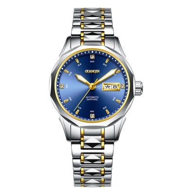 China OEM Women's Day/Date Last Day/Date Mechanical Lady Gift Mesh Strap Watch for sale