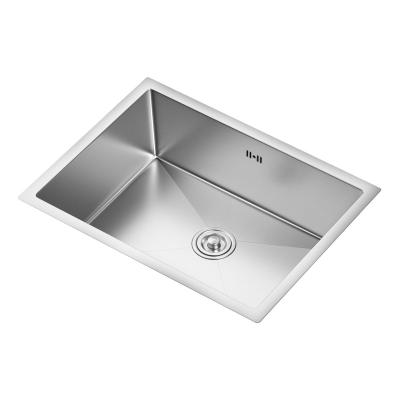 China With Faucet Sus 304 Stainless Steel Commercial Single Bowl Kitchen Sink For Restaurants for sale