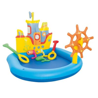 China 1-3 Age+ 2021 New Design Castle Pool Cool Kids Swimming High Quality Inflatable Kids Pool for sale