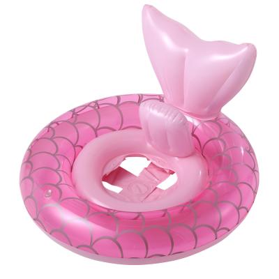 China Mermaid Kids Child Inflatable Swimming Ring Floating Bed Swim Circle Baby Swimming Seat Summer Poolside Receiving Toy for sale