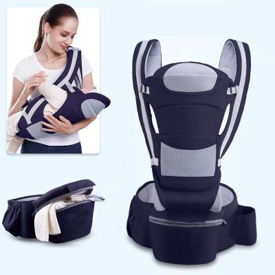 China Wholesale Cotton Backpack Baby Carrier Ergonomic Baby Carrier With Hip Seat for sale