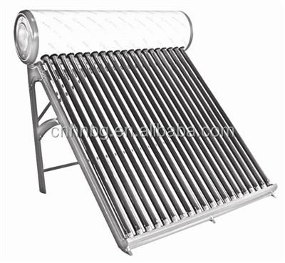 China 2016 new non-pressurized stainless steel solar water heater price from china for sale