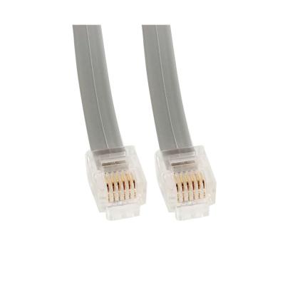 China CU/CCA RJ12 6P6C Cable Telephone Cable for sale