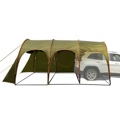 China Camouflage/Field Play Car Shade Tent Camping Canopy For 8-10 Person Family Party Tent Picnic, BBQ, Friends Gathering Waterproof Lightweight Easy Setup for sale