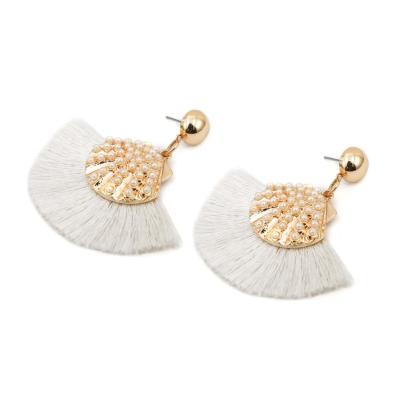 China Casual/Sporty Vintage Tassel Drop Earrings For Women 2021 for sale