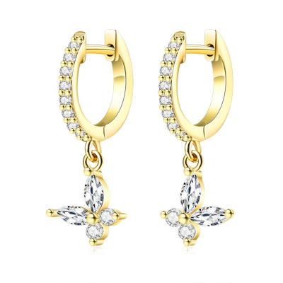 China Hot New Romantic Women Drop Earrings Fairy Butterfly Earrings For Girl 2020 Jewelry for sale