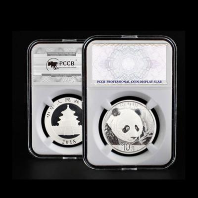 China Coins Plastic Box Coin Grade Display Box For Slabs Coins Holder Certified Morgan or Peace Dollar 3 Pak Storage Style Boxes for sale