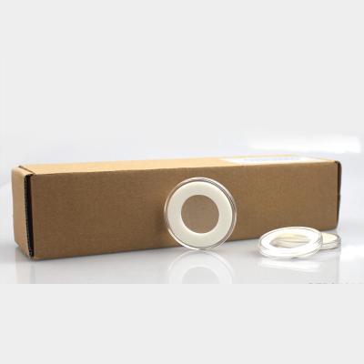 China Clear High Quality Professional Gathering Plastic Box Medium Size Pod Coin Capsule Round Shape Coin Holder for sale