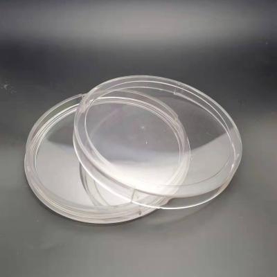 China 100mm Modern Acrylic Round Coin Collection Box With Various Thicknesses for sale