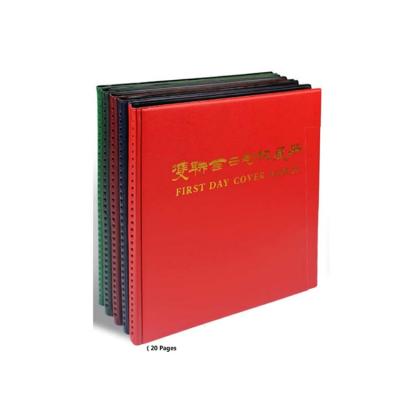 China Stamp Collecting& Storage Album Postage 2021 New Design 20 Pages Colorful Stamp Album For Collector for sale