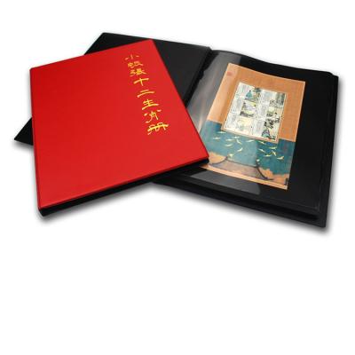 China Stamp Collecting& High Quality Stocking Album Postage Chinese Zodiac Stamp Album For Collector for sale