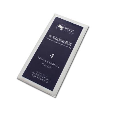 China Banknote Collection Factory Professional Supply Self Adhesive Pouch Opp Bags With Paper Card for sale