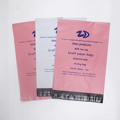 China Strong Adhesive Self Adhesive Hot Light Pink Poly Mailer Mailer LDPE Mailing Mailing Plastic Bag for sale