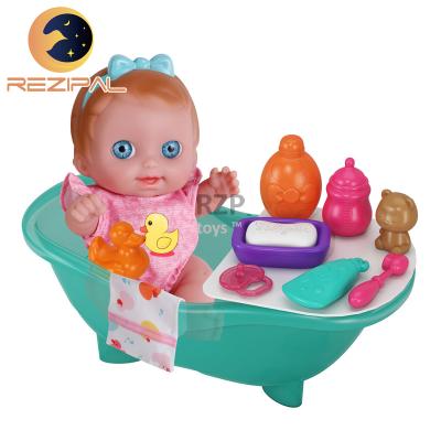 China 9.5 Inch Mini Mini Baby - Doll Pretend Play Girls Toys Early Kids Bath Toys for sale