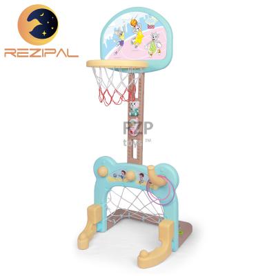 China Plastic 2 in 1 Outdoor Plastic Basketball Hoop Kids Indoor Mini Plastic Basketball Hoop Kids Basketball Stand Toys for sale