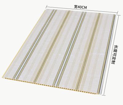 China Various Good Quality Modern Architectural PVC Integrated Bamboo Woodgrain Wall Panel Cladding for sale