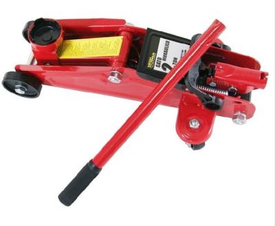 China Auto Repair Tools Universal Portable Hand Trolley Red Hydraulic Floor Jack Blow Mold Lightweight Jack 2T for sale