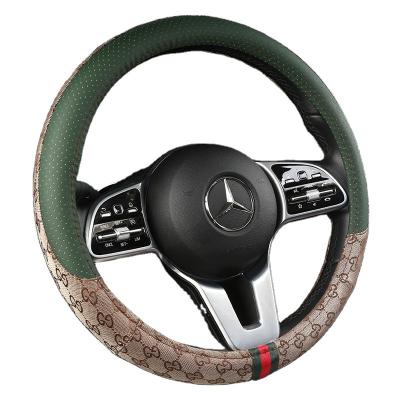 China 2022 Modes Perfectly Fit Car Wheel Cover Steering Leather Cover Device, Four Seasons Car Accessories for sale