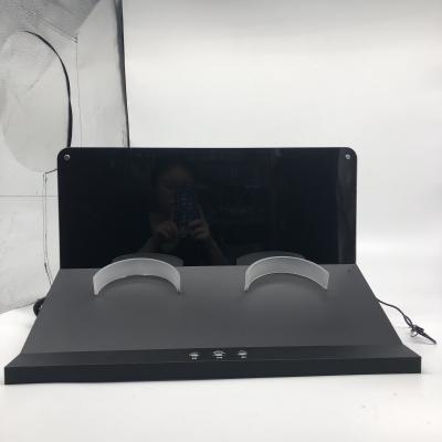 China Bluetooth Connection Earphone Countertop Acrylic Display Stand Automatically Retail Wireless Black Color Retail for sale