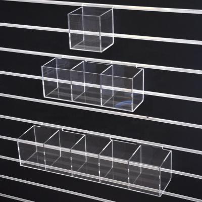 China Custom Acrylic PMMA Wall Hanging Box Magazine Showcase Brochure Display Rack for sale