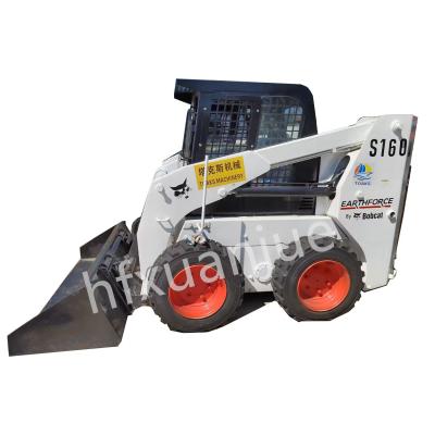 Cina 748 kg Bobcat S160 caricatore a ruote usato leggero Skid Steer Loader a basso costo flessibile in vendita