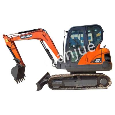 China 6T Neugestalteter Micro Doosan 60 Bagger Crawler Digger DX60-9C zu verkaufen