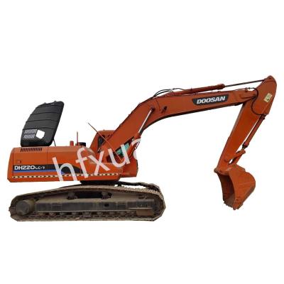 China DH220-7 Gebraucht Doosan Bagger 220LC 22 Tonnen 144,1 kN Eimergräberkraft zu verkaufen