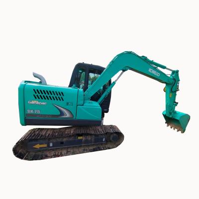 Китай Япония Использованный экскаватор Kobelco 75 SK75SR Четырехцилиндровый продается