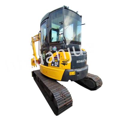 Cina Mini Komatsu PC55 Usato Escavatore attrezzature pesanti Serbatoio di carburante 65L in vendita