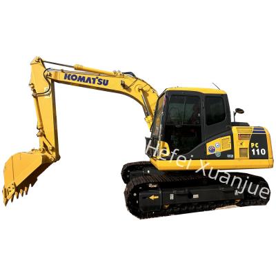 Cina Usato Komatsu PC110 Escavatore da costruzione Efficiente Massimo flusso della pompa principale in vendita