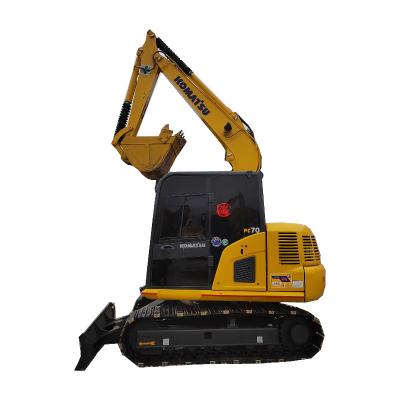 China Gebraucht PC70-8 Komatsu Baugräber mit maximaler Grabhöhe 7150mm zu verkaufen