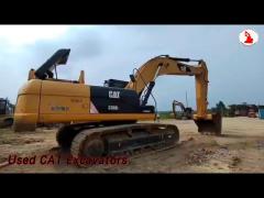 Construction Used CAT Excavators 200KW Low Fuel Consumption