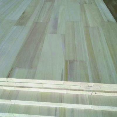 China Good quality low price eco-friendly paulownia wood finger joint wood board for sale