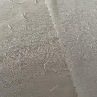 China HOT SALES 100% POLYESTER CREPE VOILE FABRIC anti-static USED FOR CURTAIN FOR HOEM TEXTILES for sale