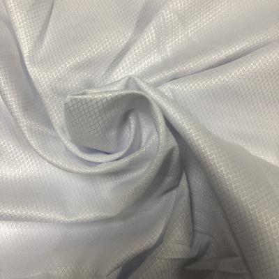 China Polyester/Spandex Diamond Lattice Garment Fabric Anti-Static Weft Stretch for sale