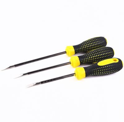 China Plastic Phillips Professional Reversible Screwdriver Double Head Flat Rope Screwdriver Flat Dual Use Screwdriver for sale