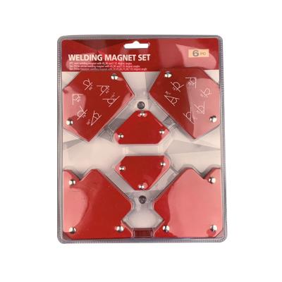 China Machinery Repairs Workshop Welding Tool Set of 4 Pieces Mini Welding Tool Set Triangular Welding Toolless Magnetic Fixed Switch Angle Positioner for sale