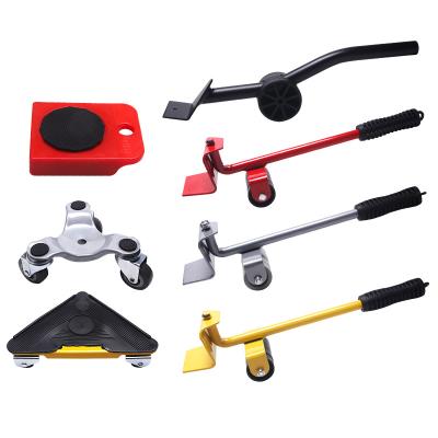 China Wholesale Buying 5Pcs Furniture Pusher Sliders Kit Profession Heavy Furniture Motor Assembly Wheel Bar Motor Device for sale