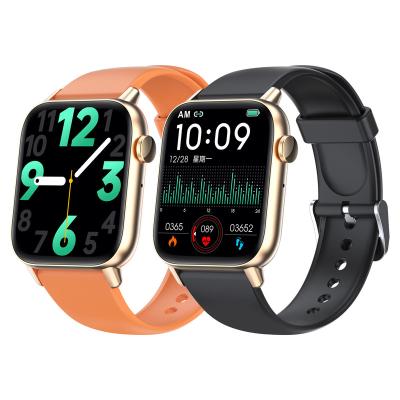 China Custom Touch Screen Dial Digital Watches Sports Wrist Smartwatch For IOS Android Exercise Heart Rate Body Temperature Calling Smart Watch for sale