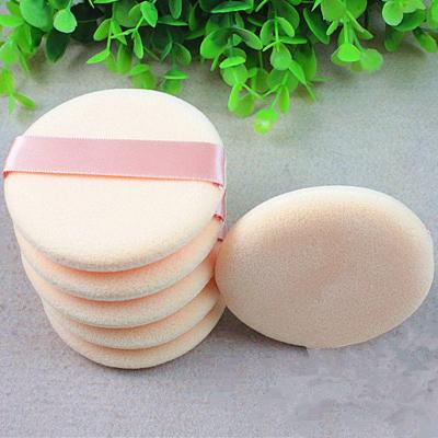 China Cotton Velvet Makeup Container Fluffy Body Packaging Square Baby Powder Cosmetic Puff Box for sale